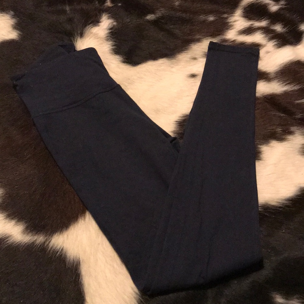 Athleta Navy Full Length Leggings Xsmall